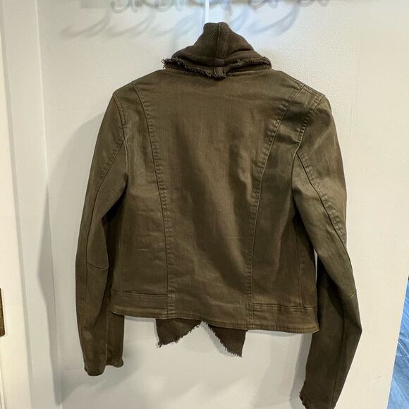 Free People Brown Utility Jacket with Dark Brown Scarf - Picture 9 of 16